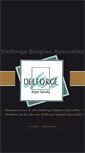 Mobile Screenshot of delforge-belgian-speciality.com